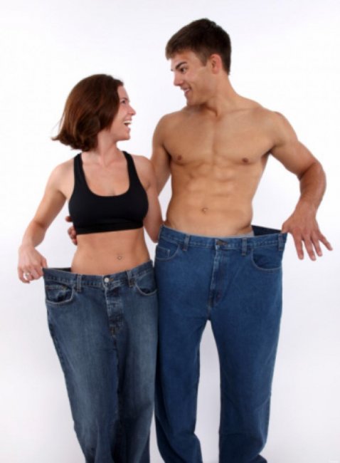 Похудение мужчин и женщин